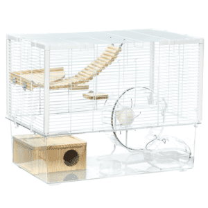 PawHut Hamster Cage with Deep Bottom Ramp PawHut Hamster Cage with Deep Bottom Ramp