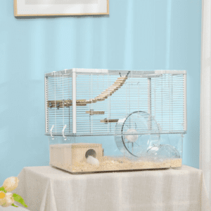 PawHut Hamster Cage with Deep Bottom Ramp