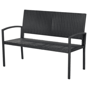 Outsunny 2 Seater Rattan Bench
