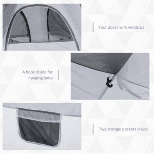 Outsunny 4 Man Pop Up Tent Automatic Outsunny 4 Man Pop Up Tent Automatic