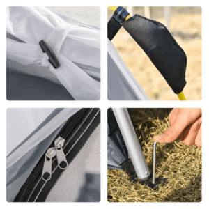 Outsunny 4 Man Pop Up Tent Automatic Outsunny 4 Man Pop Up Tent Automatic