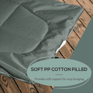 Outsunny Camping Bed w/ Carry Bag Magazine Bag