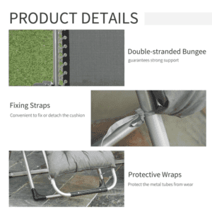 Outsunny 2pc Reclining Loungers