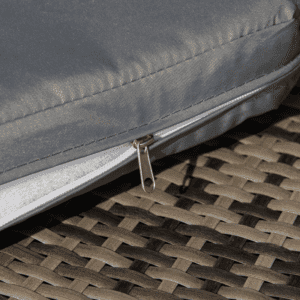 Outsunny 5pc Sofa Bed Table Rattan Round Outsunny 5pc Sofa Bed Table Rattan Round