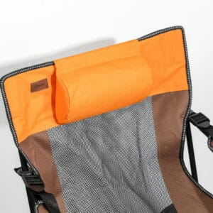 Outsunny Camping Chair w/ Footrest Backrest