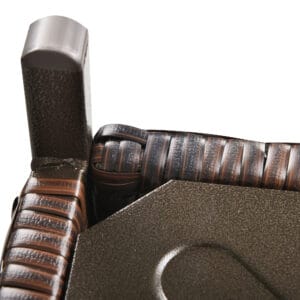 Outsunny Rattan Coffee Table w/ Umbrella Hole