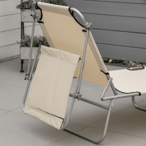 Outsunny Chair Sun Lounger With Sunshade