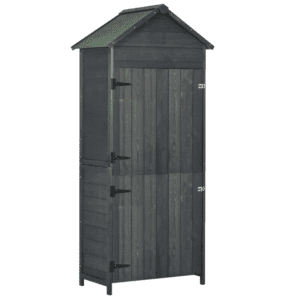 Outsunny Wooden Shed Storage Cabinet