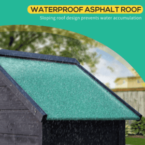 Outsunny Wooden Shed Storage Cabinet