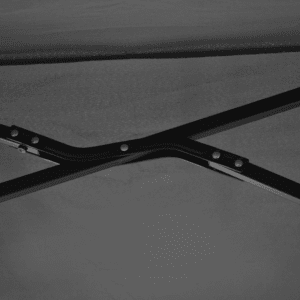 Outsunny Half Garden Parasol with Crank 2m