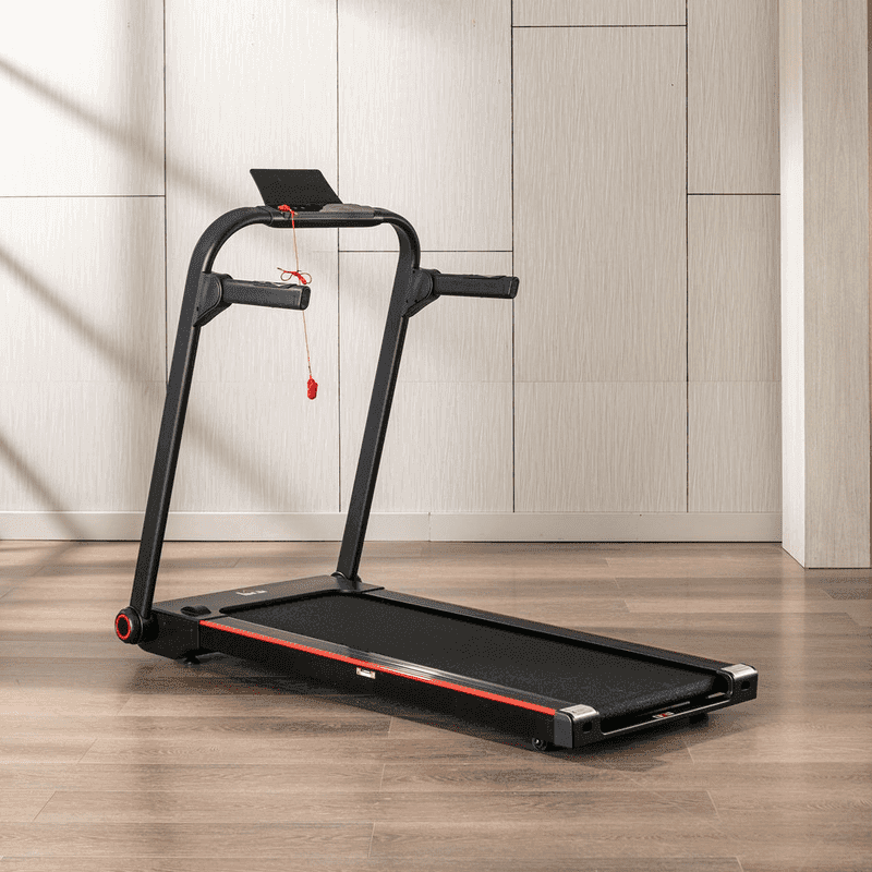 HOMCOM Electric Folding Treadmill with Monitor HOMCOM Electric Folding Treadmill with Monitor