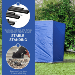 Outsunny Windbreak Portable Wind Blocker