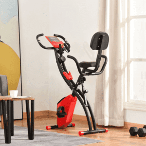 Homcom 2-In-1 Exercise Bike Upright 8-Level