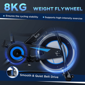 Homcom Exercise Bike 8kg Flywheel