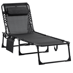 Outsunny Camping Bed 5-position Lounger Reclining