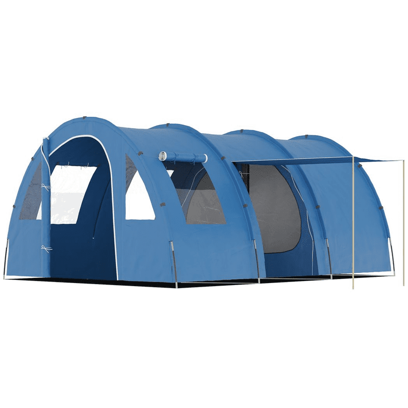 Outsunny 5-6 Man Family Tent Camping 2 Rooms Outsunny 5-6 Man Family Tent Camping 2 Rooms