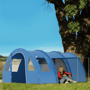 Outsunny 5-6 Man Family Tent 2 Rooms