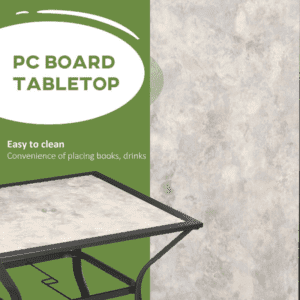 Outsunny Garden Table with Parasol Hole