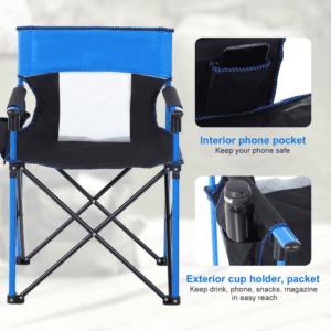 Outsunny Camping Chair w/Cup Holder Fishing