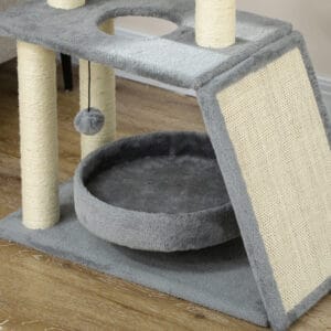 PawHut Cat Tree Tower w/ Scratching Posts