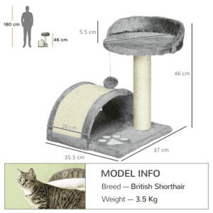 PawHut Cat Tree Activity Centre