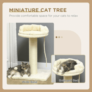PawHut Cat Tree w/ Sisal Scratching Post