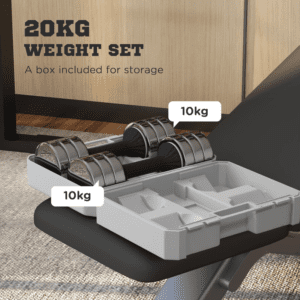 Outsunny Adjustable Dumbbells Set