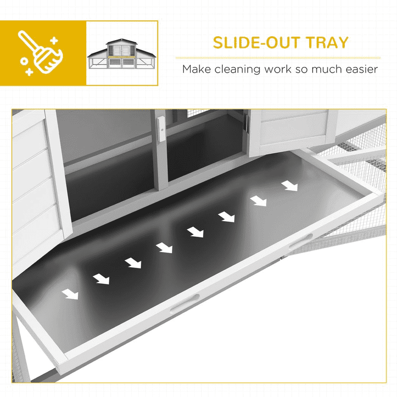 PawHut Large Rabbit Hutch Guinea Pig House PawHut Large Rabbit Hutch Guinea Pig House