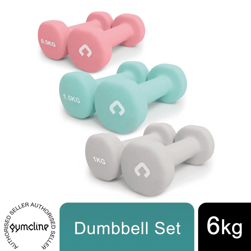 Gymcline Dumbbell Set 6KG with Robust Design Gymcline Dumbbell Set 6KG with Robust Design