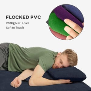 Outsunny Inflatable Mattress Queen w/ Hand Pump