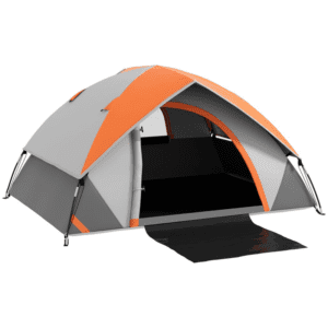 Outsunny Family Tent 4-5 Man Grey and Orange