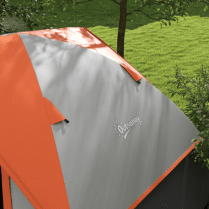 Outsunny Family Tent 4-5 Man Grey and Orange