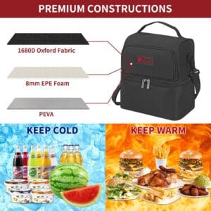 Vinsani Cooler Bag 7L Dual Compartment