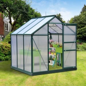 Outsunny Greenhouse Clear Slide Door