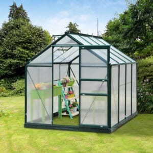 Outsunny Greenhouse Clear Slide Door