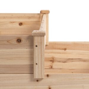 Outsunny Wooden Raised Planter 3-Tier