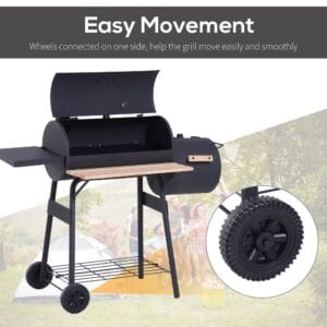 Outsunny Charcoal BBQ Grill Portable