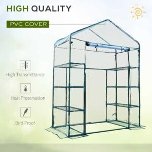 Outsunny 4 Tier Greenhouse