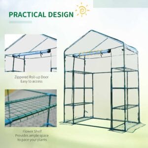 Outsunny 4 Tier Greenhouse