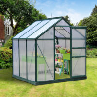 Outsunny Greenhouse Clear Slide Door
