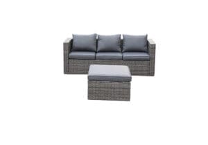 MSL Rattan Sofa Set w/ Showerproof Cushions