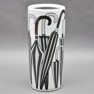 MSL Umbrella Stand Black & White 18"