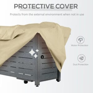 Homcom Propane Gas Fire Pit Table