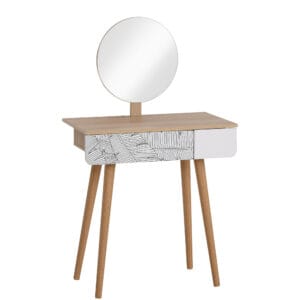 HOMCOM Nordic Dressing Table Wooden HOMCOM Nordic Dressing Table Wooden