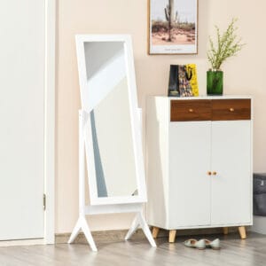 Homcom Tall Dressing Mirror White