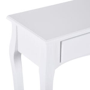 Homcom Console Table Ivory White