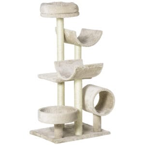 Pawhut Multi-Level Cat Tree Scratching Post