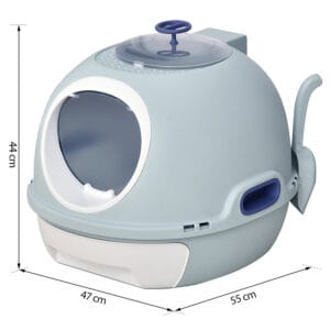 Pawhut Cat Litter Box w/ Scoop