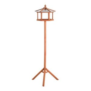 PawHut Wooden Bird Table Feeder