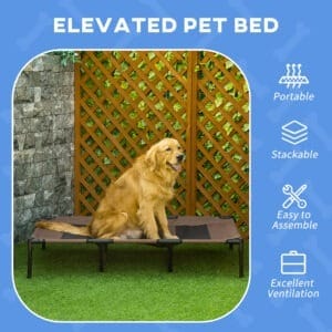 Pawhut Dog Bed Cooling Elevated